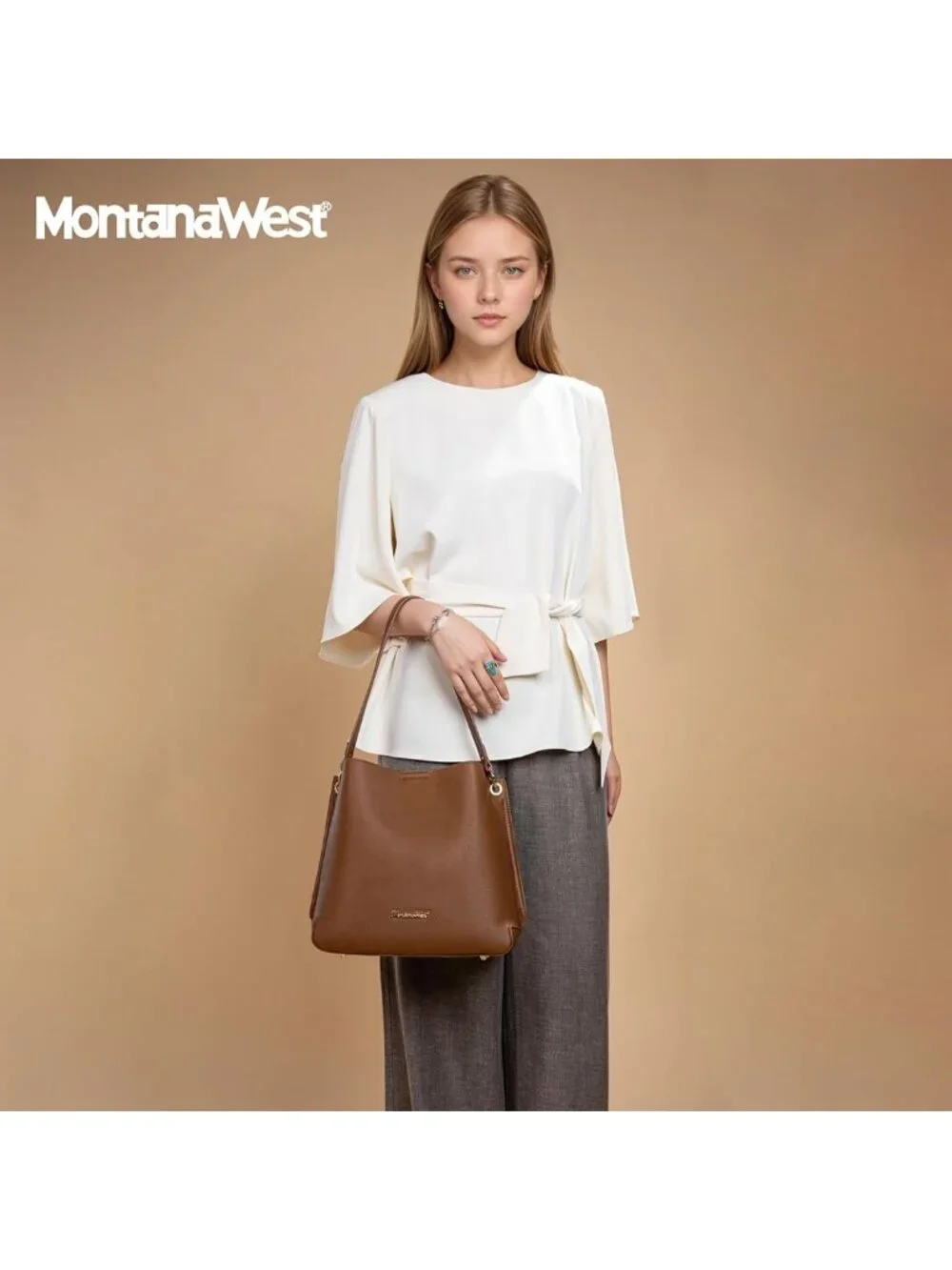 Stylish Medium Hobo Bag for Women | Versatile Shoulder Purse with 3 Compartments